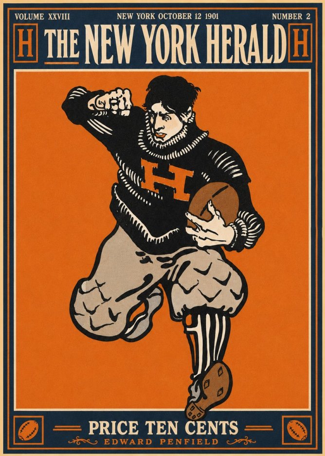 Edward Penfield The New York Herald No4 - Poszter