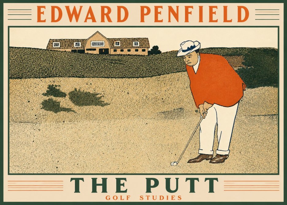 Edward Penfield The Putt No2 - Poszter