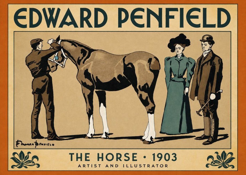 Edward Penfield The Horse No2 - Poszter