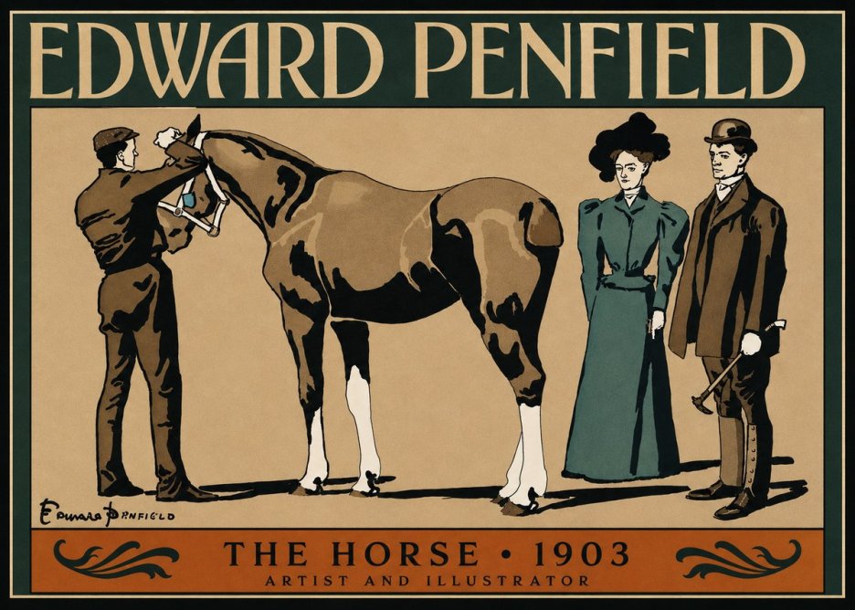 Edward Penfield The Horse No3 - Poszter
