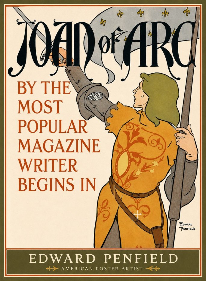 Edward Penfield Joan of Arc No2 - Poszter