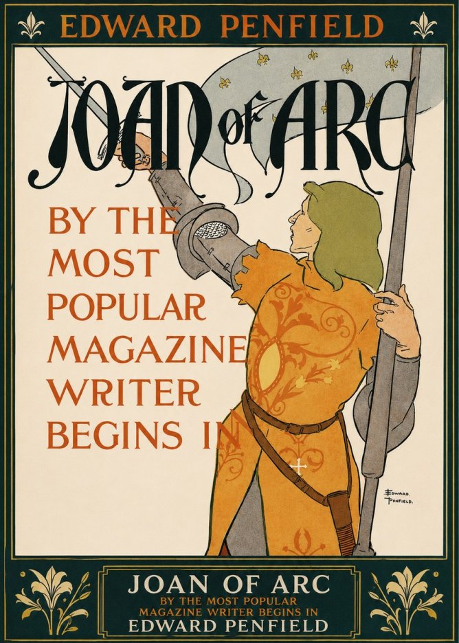 Edward Penfield Joan of Arc No3 - Poszter