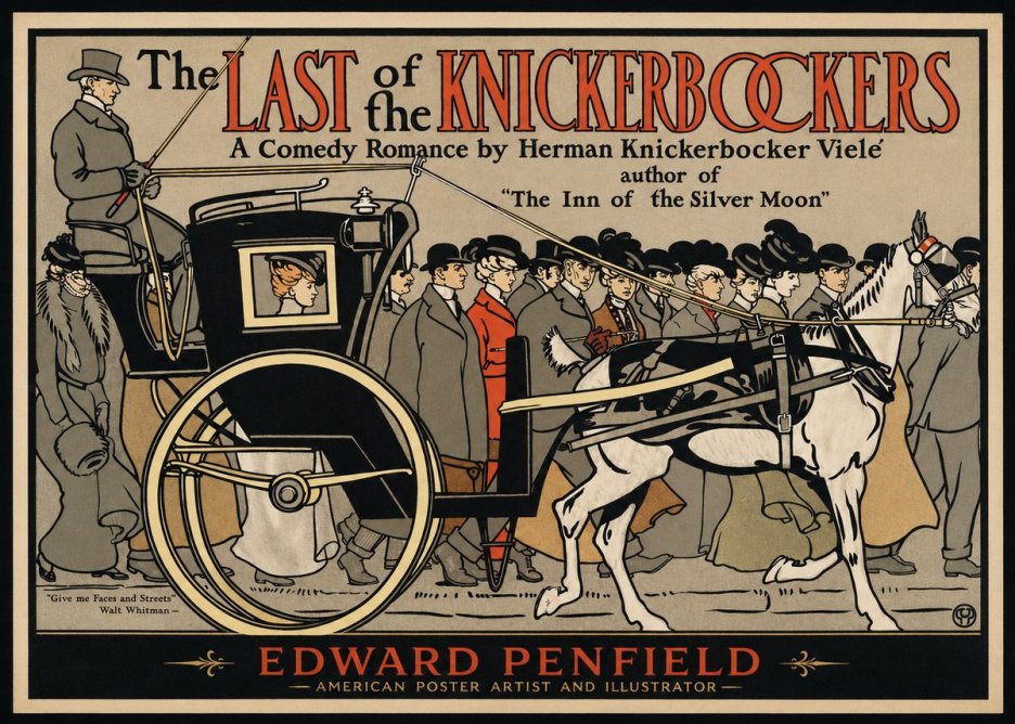 Edward Penfield The Last of the Knickerbockers No1 - Poszter