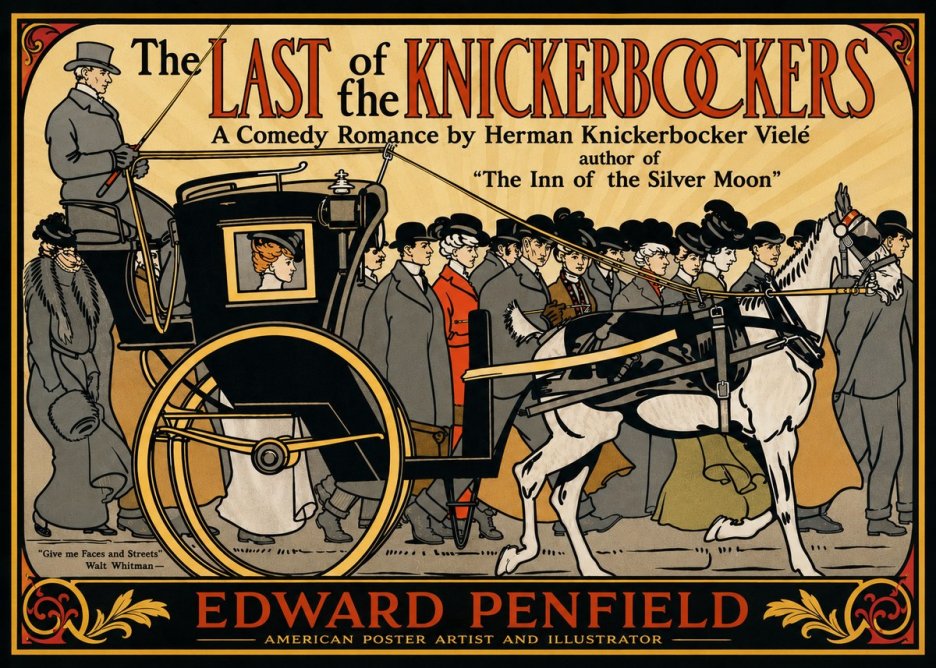 Edward Penfield The Last of the Knickerbockers No4 - Poszter