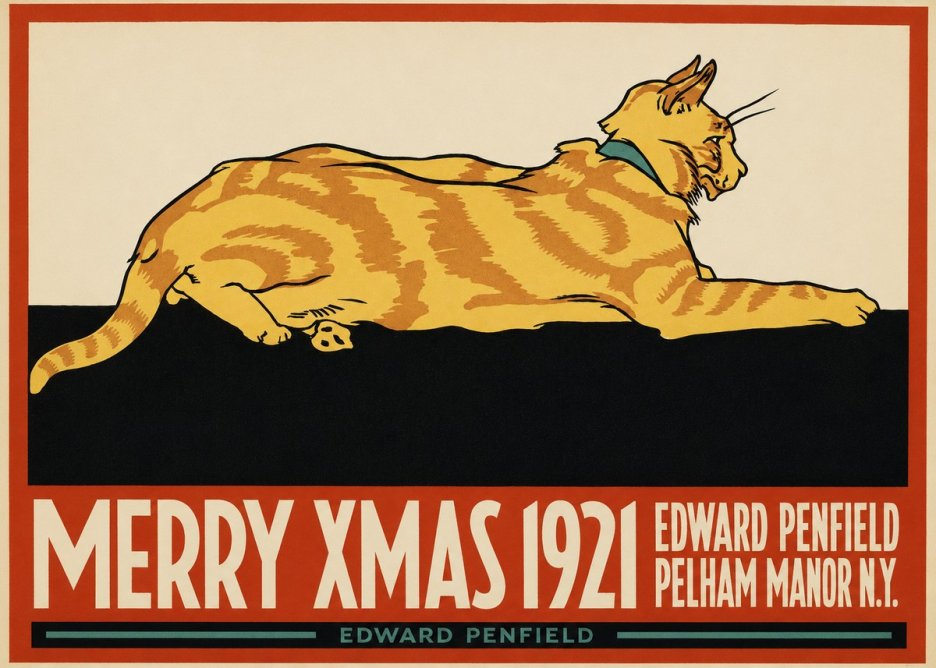 Edward Penfield Merry Xmas 1921 No2 - Poszter