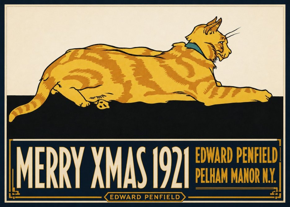 Edward Penfield Merry Xmas 1921 No4 - Poszter