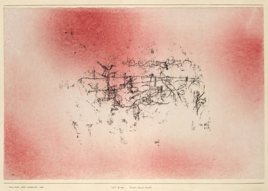 Paul Klee Bird Landscape No6 - Poszter