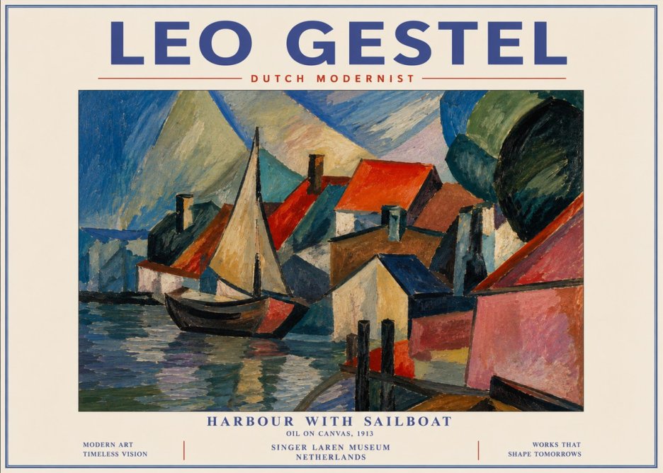 Leo Gestel The Quiet Moment No3 - Poszter