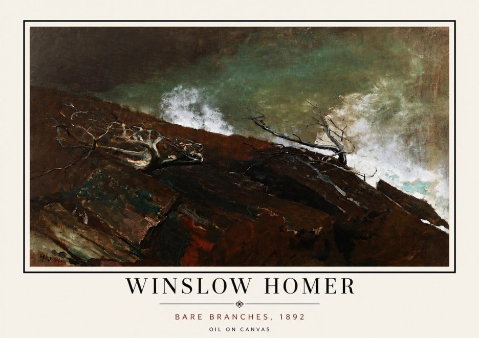 Winslow Homer Bare Branches, 1892 No5 - Poszter