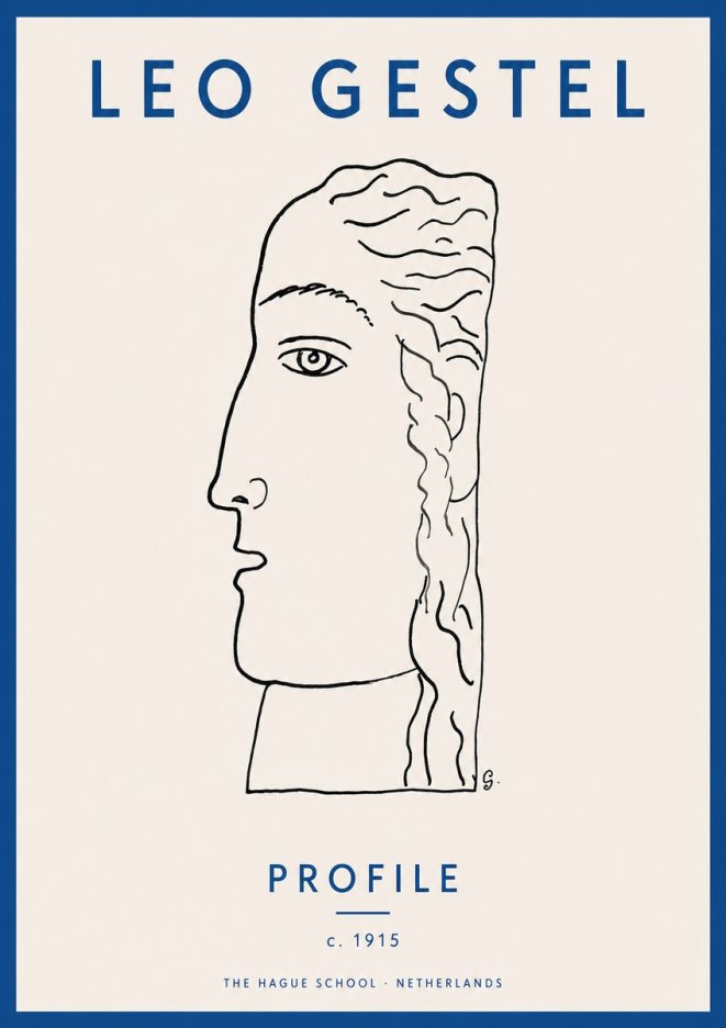 Leo Gestel Profile No2 - Poszter