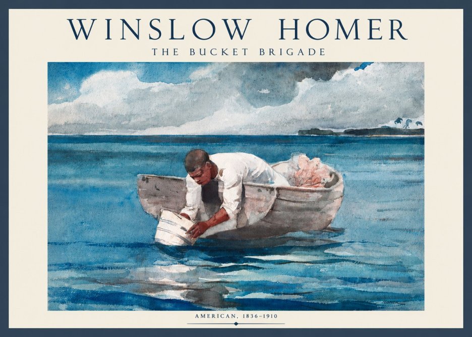 Winslow Homer The Bucket Brigade No3 - Poszter