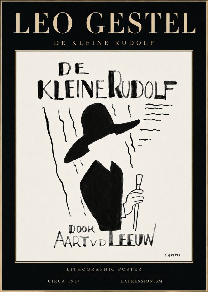 Leo Gestel De Kleine Rudolf No2 - Poszter