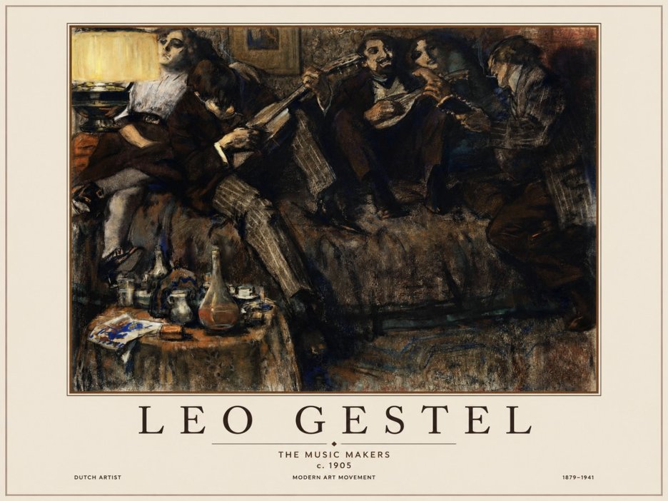 Leo Gestel The Music Makers No1 - Poszter