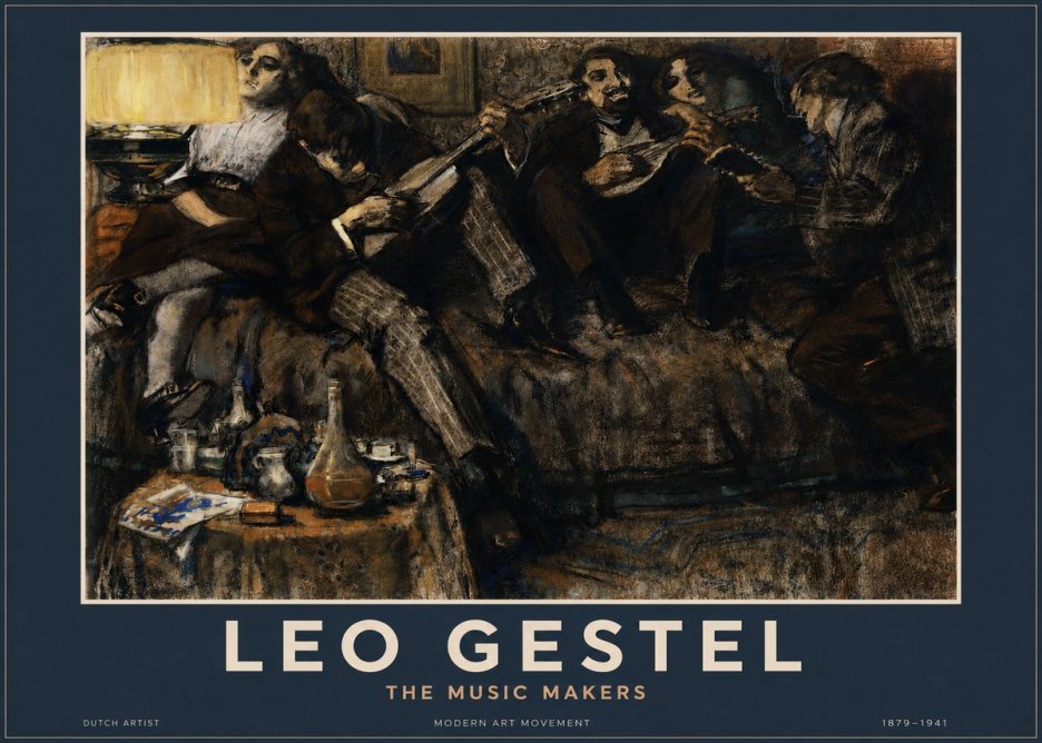 Leo Gestel The Music Makers No2 - Poszter