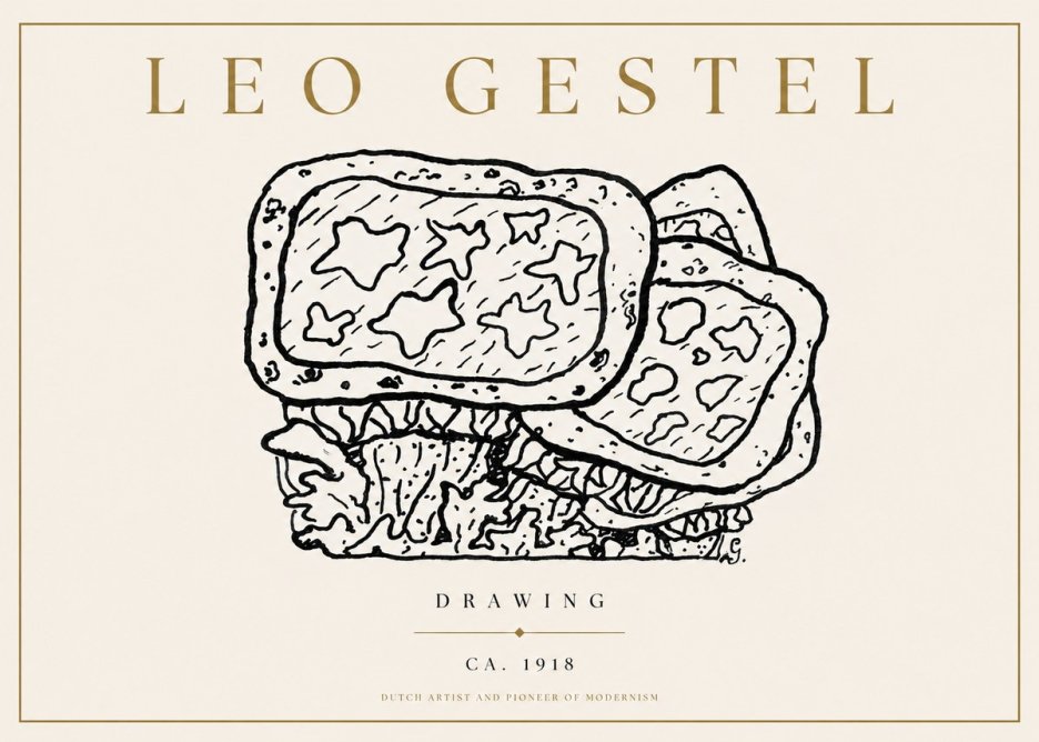 Leo Gestel Drawing Ca. 1918 No3 - Poszter
