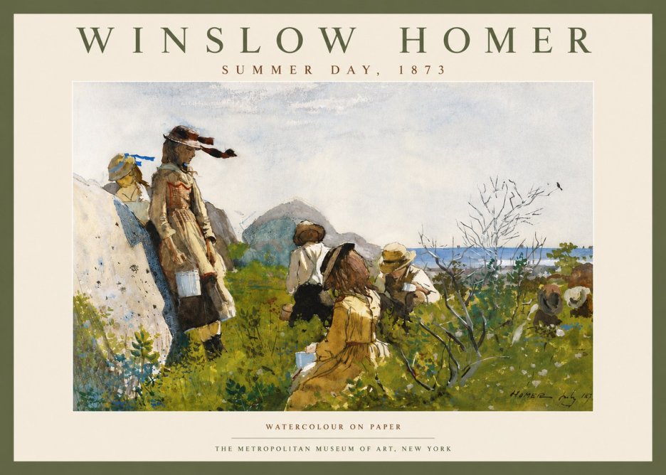 Winslow Homer Summer Day, 1873 No4 - Poszter