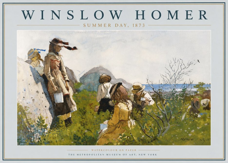 Winslow Homer Summer Day, 1873 No6 - Poszter
