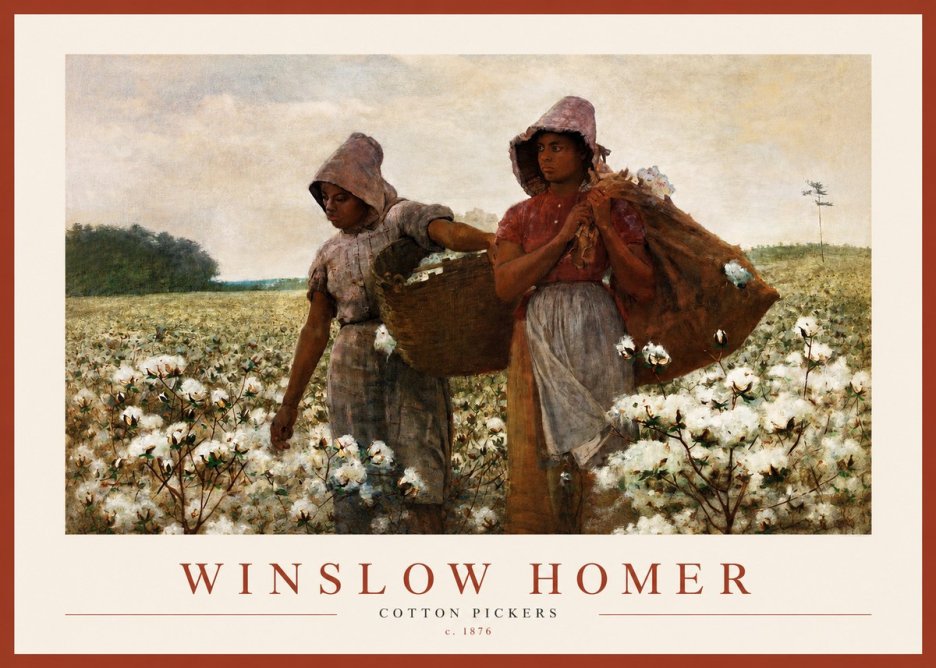 Winslow Homer Cotton Pickers No1 - Poszter