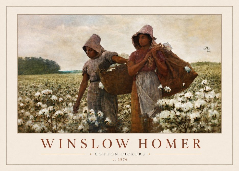 Winslow Homer Cotton Pickers No4 - Poszter