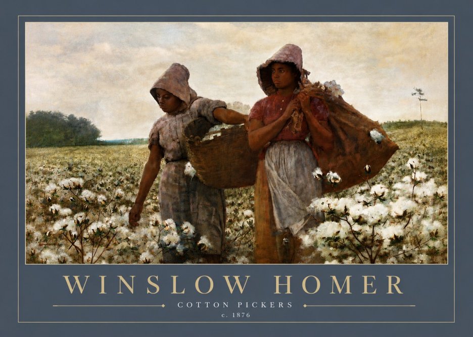 Winslow Homer Cotton Pickers No6 - Poszter