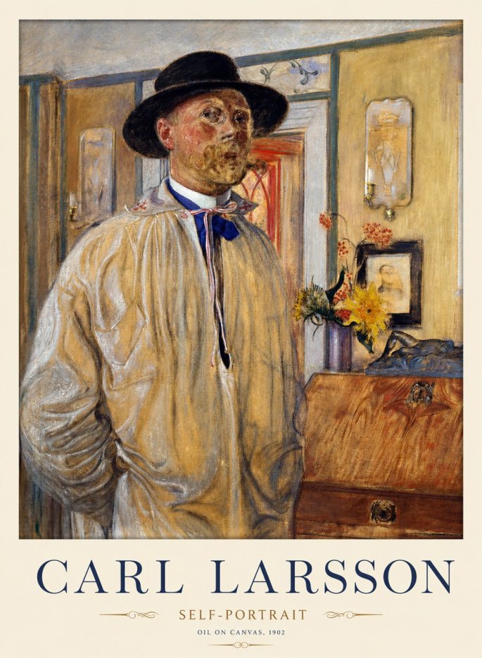 Carl Larsson Self-portrait No2 - Poszter