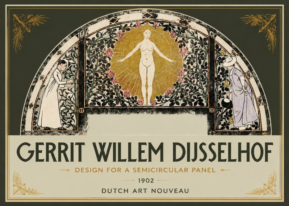 Gerrit Willem Dijsselhof Nature's Awakening No5 - Poszter