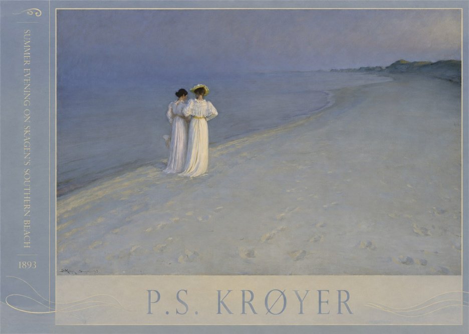 P.S. Krøyer Summer Evening on Skagen's Southern Beach No2 - Poszter