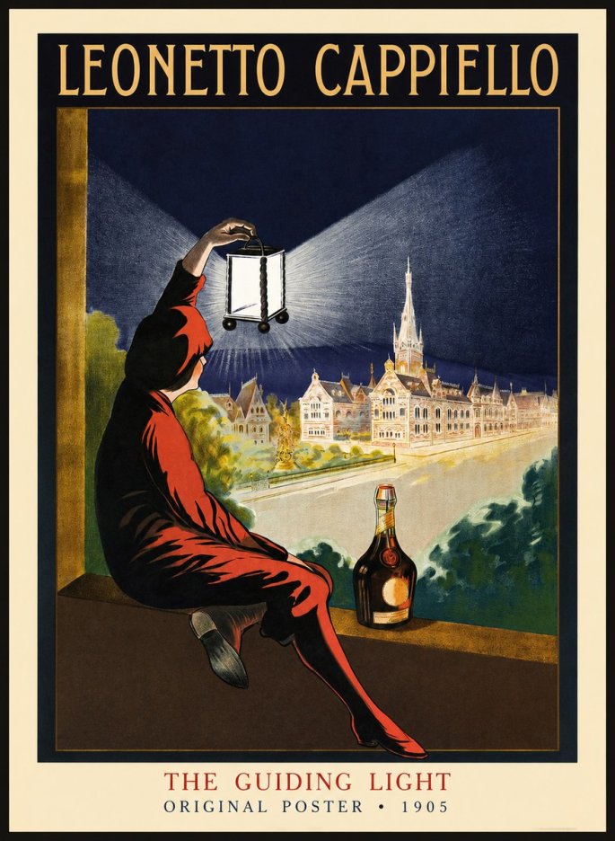 Leonetto Cappiello The Guiding Light No1 - Poszter