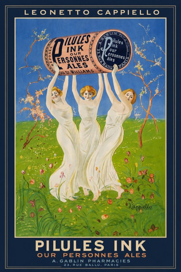 Leonetto Cappiello Pilules Ink Our Personnes Ales No2 - Poszter