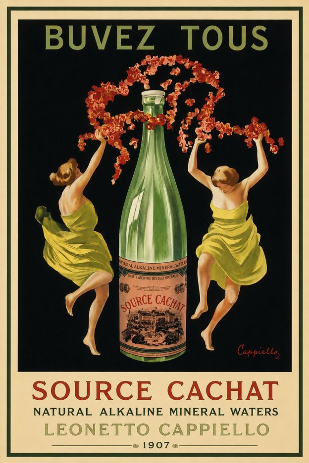 Leonetto Cappiello Source Cachat No3 - Poszter