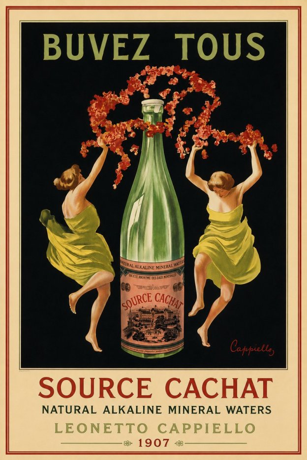 Leonetto Cappiello Source Cachat No5 - Poszter