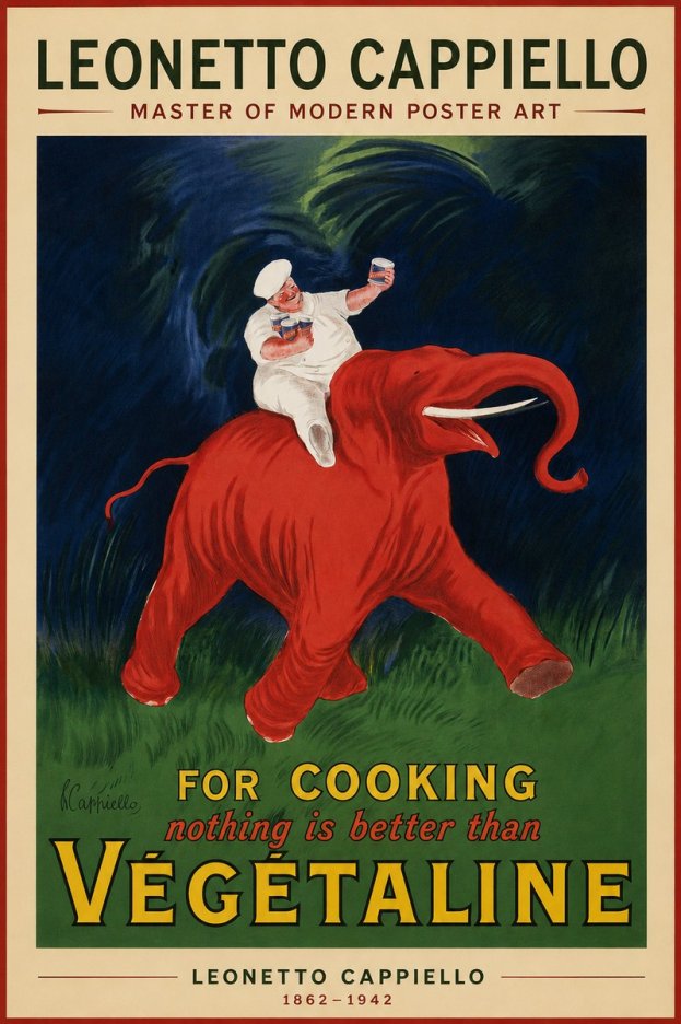 Leonetto Cappiello Végétaline No2 - Poszter