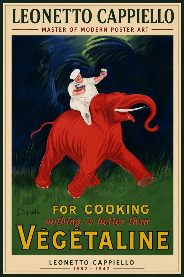 Leonetto Cappiello Végétaline No4 - Poszter