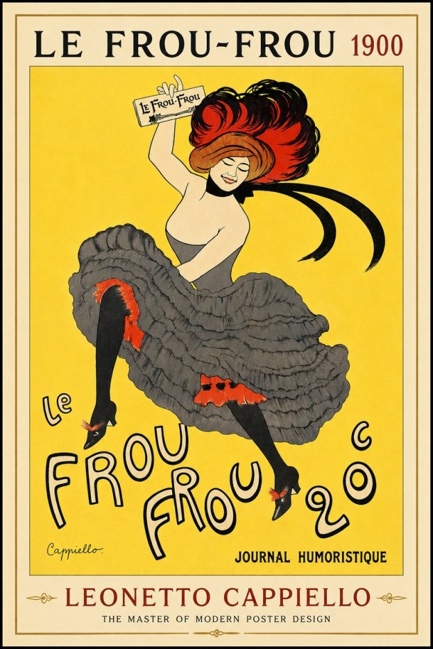 Leonetto Cappiello Le Frou-frou No4 - Poszter