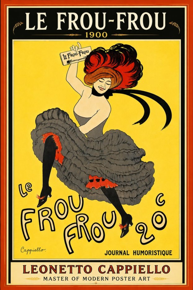 Leonetto Cappiello Le Frou-frou No6 - Poszter