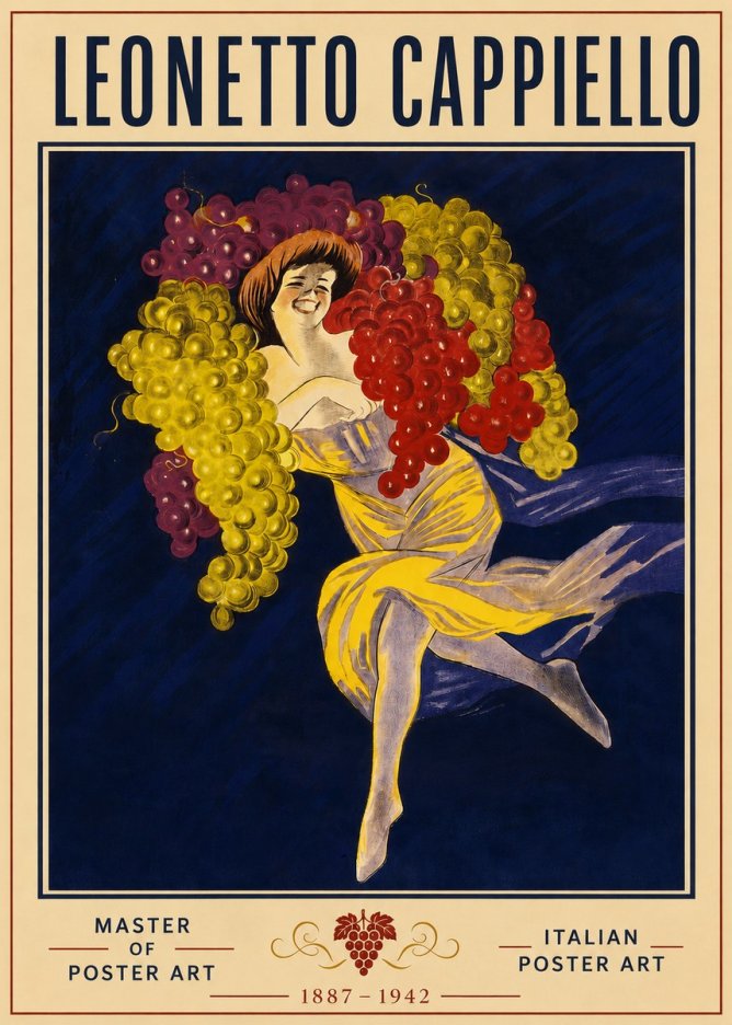Leonetto Cappiello Master of the Vintage Poster No3 - Poszter