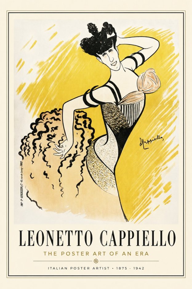 Leonetto Cappiello The Dancer No2 - Poszter