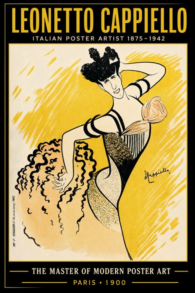 Leonetto Cappiello The Dancer No3 - Poszter