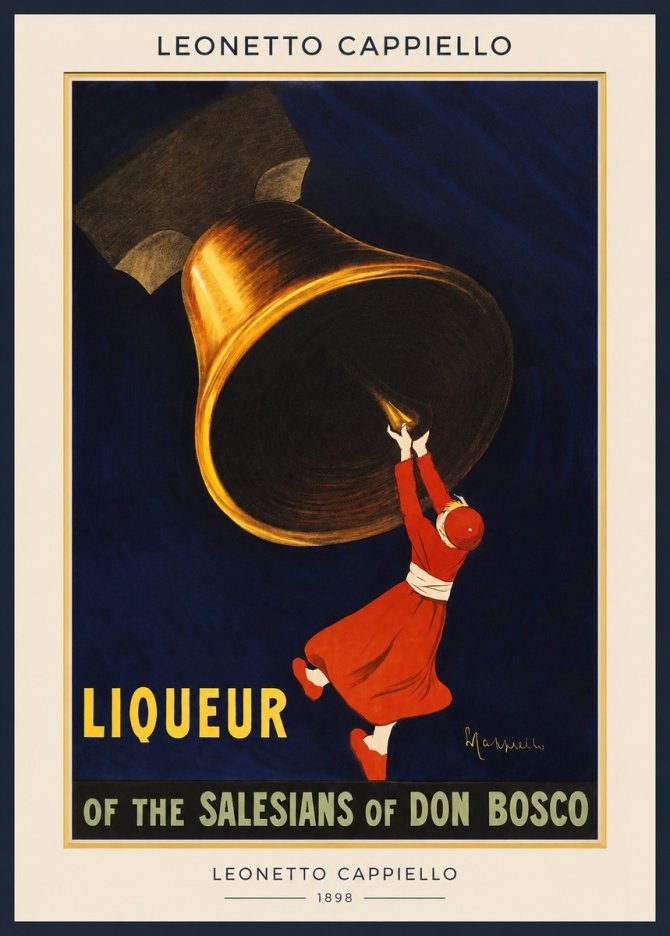 Leonetto Cappiello Liqueur of the Salesians of Don Bosco No1 - Poszter