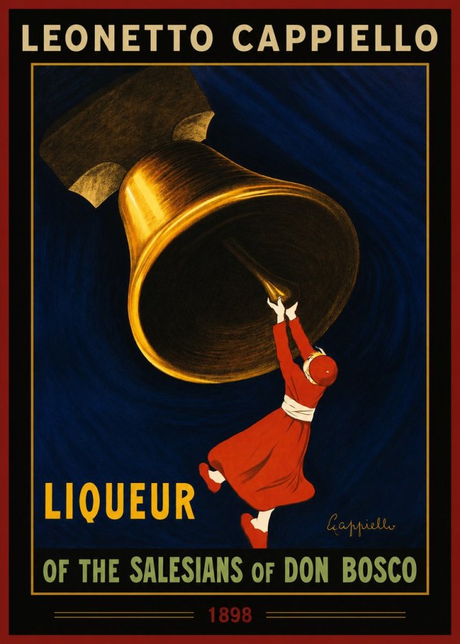 Leonetto Cappiello Liqueur of the Salesians of Don Bosco No2 - Poszter