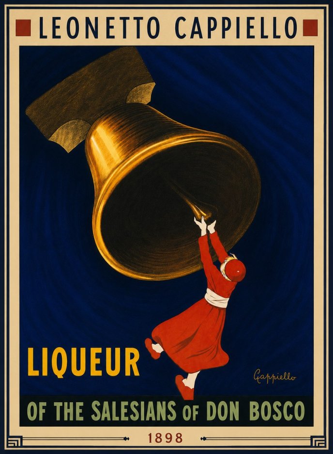 Leonetto Cappiello Liqueur of the Salesians of Don Bosco No4 - Poszter