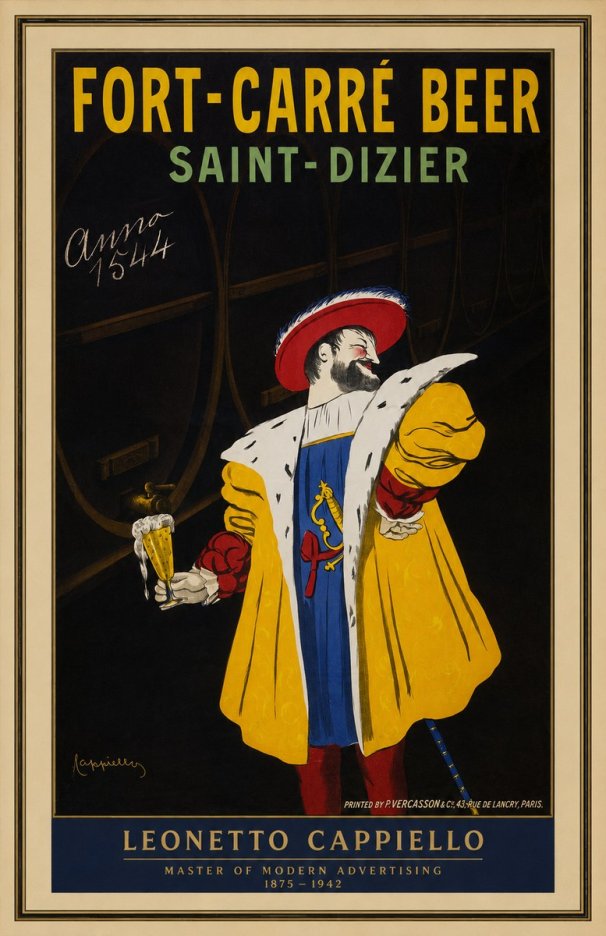 Leonetto Cappiello Fort-carré Beer Saint-dizier No1 - Poszter