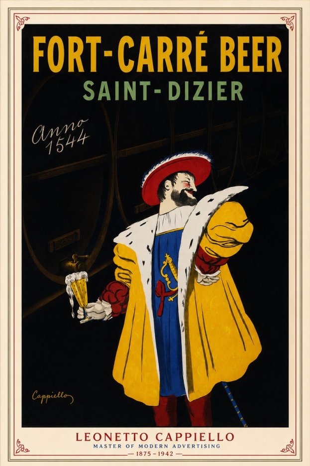 Leonetto Cappiello Fort-carré Beer Saint-dizier No2 - Poszter
