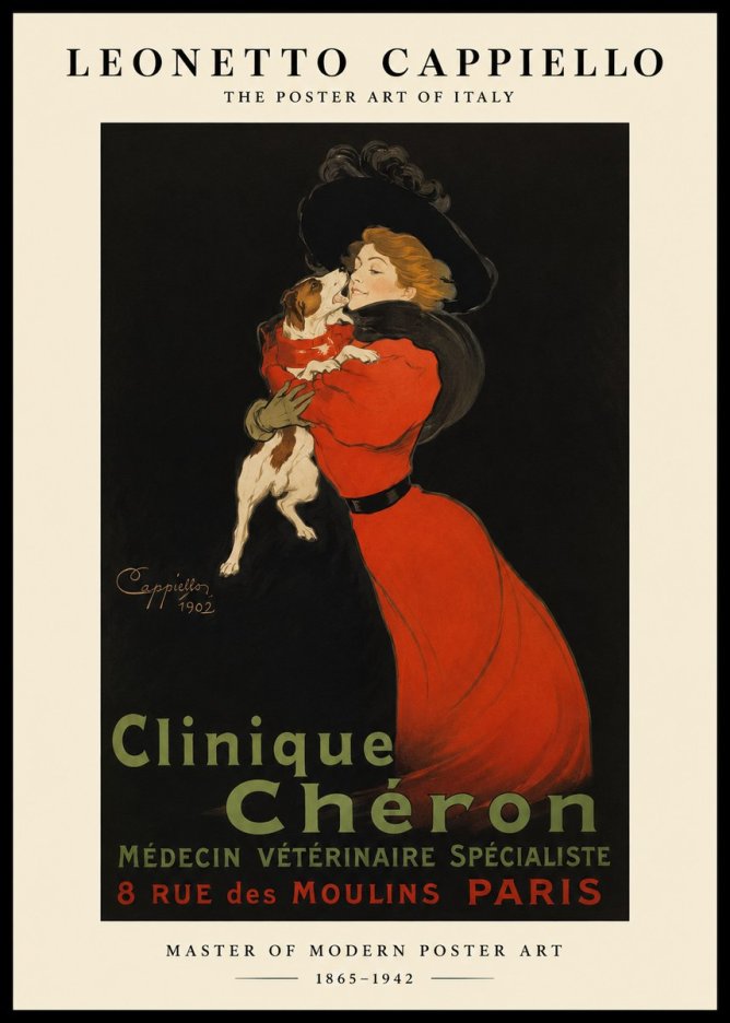 Leonetto Cappiello Clinique Chéron No1 - Poszter