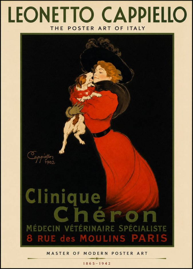 Leonetto Cappiello Clinique Chéron No3 - Poszter