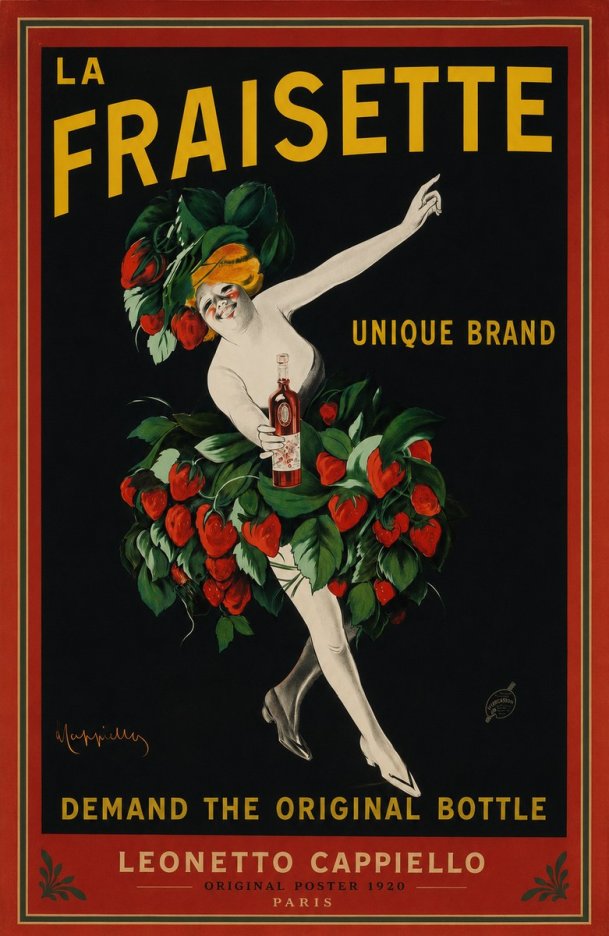 Leonetto Cappiello La Fraisette No2 - Poszter