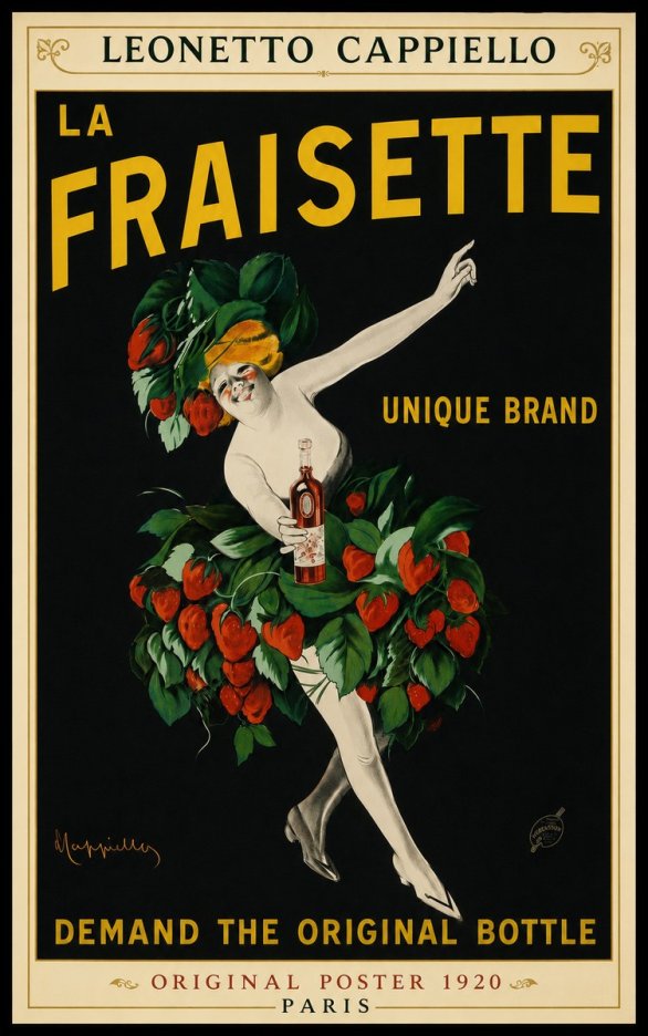 Leonetto Cappiello La Fraisette No3 - Poszter