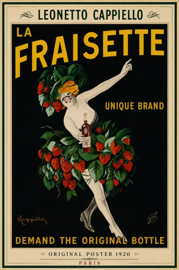 Leonetto Cappiello La Fraisette No4 - Poszter