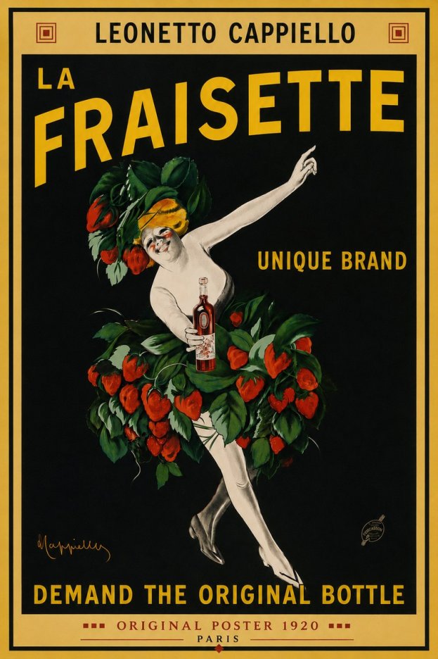 Leonetto Cappiello La Fraisette No6 - Poszter