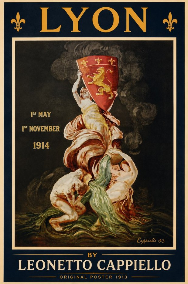 Leonetto Cappiello Lyon No3 - Poszter